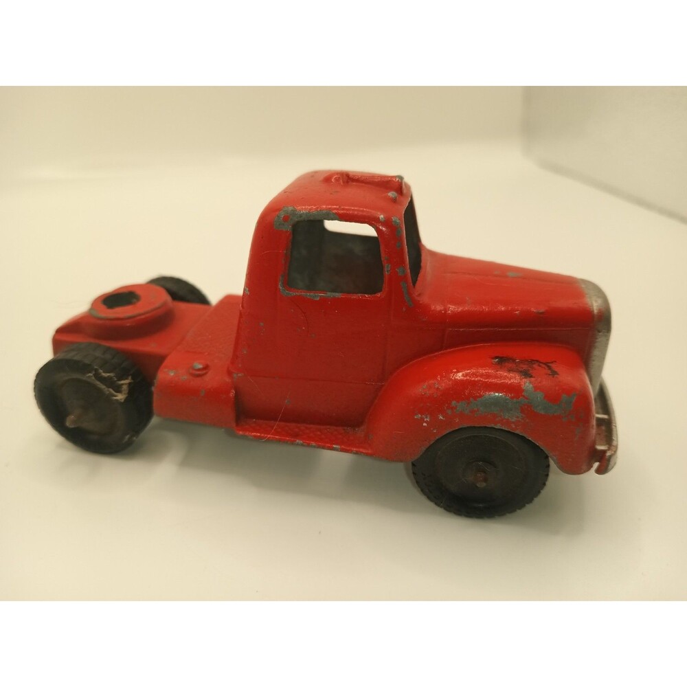 Vintage Tootsie Toy Red Prime Mover Semi Truck Car Chicago 24 1950’s USA